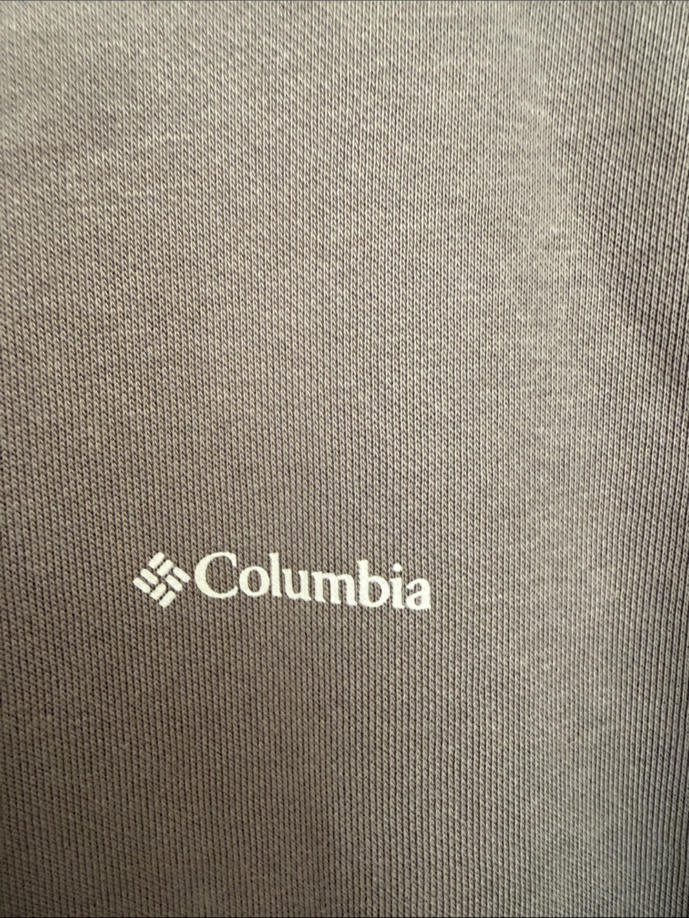 Columbia Hooded Pullover Sweatshirt - Medium Gray with charcoal gray hood lining - Picture 3 of 6